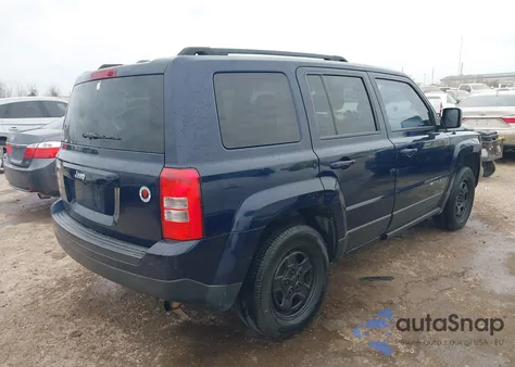 2014 Jeep Patriot Sport from USA, damaged, VIN 1C4NJPBB6ED726553